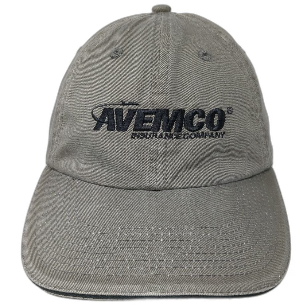 Chesapeake Design Works Avemco Insurance Brown Baseball Cap OSFM Slideback Hat